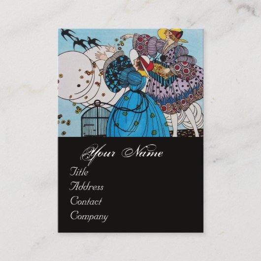 KOSTENONTWERPEN VOOR SPRINGVOEDING / BEAUTY-MODE VISITEKAARTJE (Voorkant)