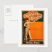Koster & Bial's Music Hall nabij Broadway Briefkaart (Voorkant / Achterkant)