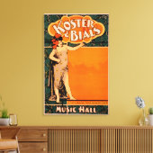 Koster & Bial's Music Hall nabij Broadway Canvas Afdruk (Insitu (Woonkamer))