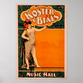 Koster & Bial's Music Hall nabij Broadway Poster (Voorkant)