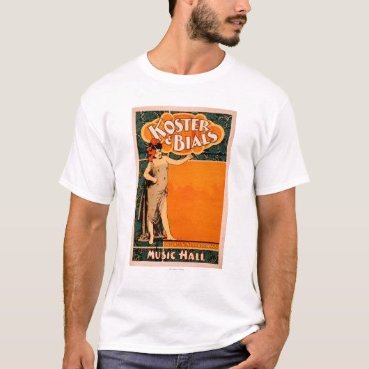 Koster & Bial's Music Hall nabij Broadway T-shirt (Voorkant)