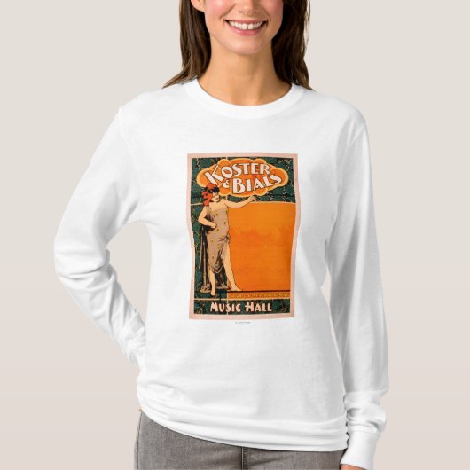 Koster & Bial's Music Hall nabij Broadway T-shirt (Voorkant)