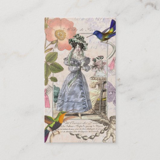 kostudeerontwerper/ kledingwinkel visitekaartje (Voorkant)