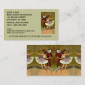 KOSTUME BOUTIQUE ~ COSTUME DESIGNER ~ VISITEKAARTJ VISITEKAARTJE (Voorkant / Achterkant)