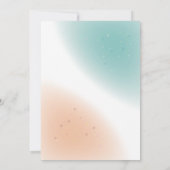 Kostume Fancy Dress Birthday Party nodigt uit Kaart (Achterkant)