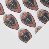  kostumejuffrouw betegeld weefsel tissuepapier (Detail)