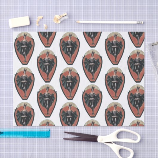  kostumejuffrouw betegeld weefsel tissuepapier (Craft)