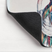 kostumeontwerp voor een vrouw harlequin, c.1880 muismat (Hoek)