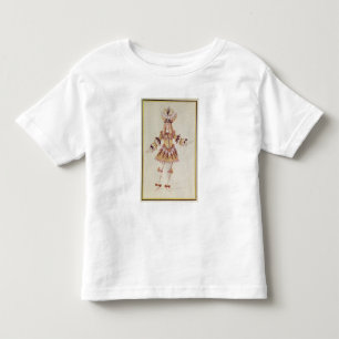 kostumeontwerp voor mannelijke danseres, c.1660 kinder shirts