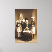  kostumePartij Stretted Canvas Print (Voorkant)