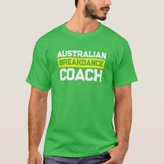 Kostuum Australische breakdance coach Team T-Shirt