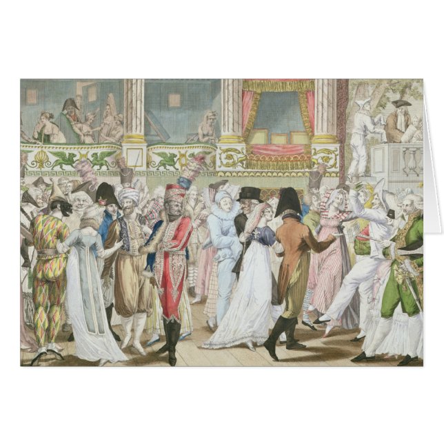 Kostuum Ball bij de Opera na 1800 (Voorkant Horizontaal)