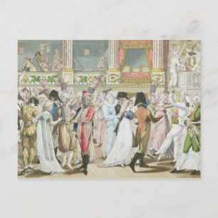 Kostuum Ball bij de Opera, na 1800 Briefkaart