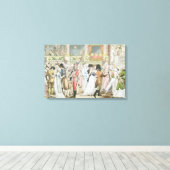 Kostuum Ball bij de Opera, na 1800 Canvas Afdruk (Insitu (Houten vloer))