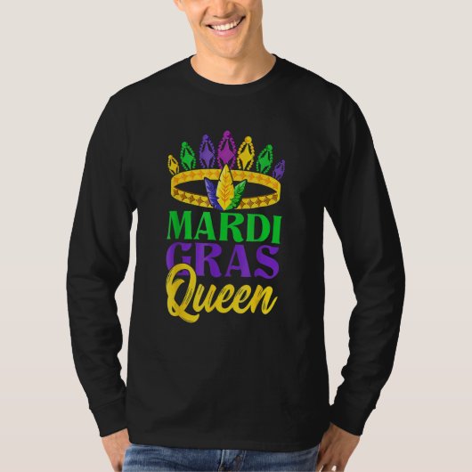 Kostuum Carnaval Koningin Mardi Gras T-shirt (Voorkant)