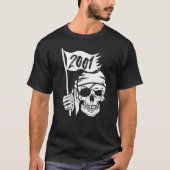 Kostuum en Geboren in 2001 T-shirt (Voorkant)