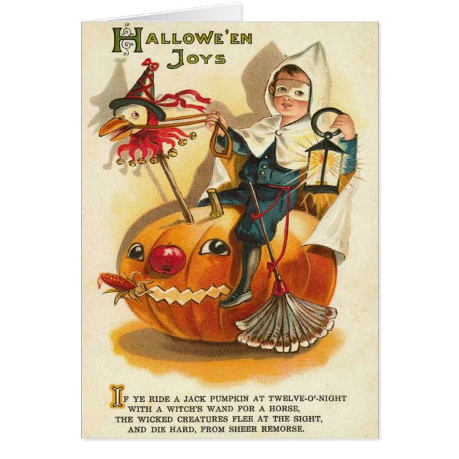 Kostuum Jongen Jack O' Lantern Pompoen Appel (Voorkant)