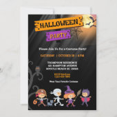 Kostuum Kinder Halloween Uitnodiging (Voorkant)