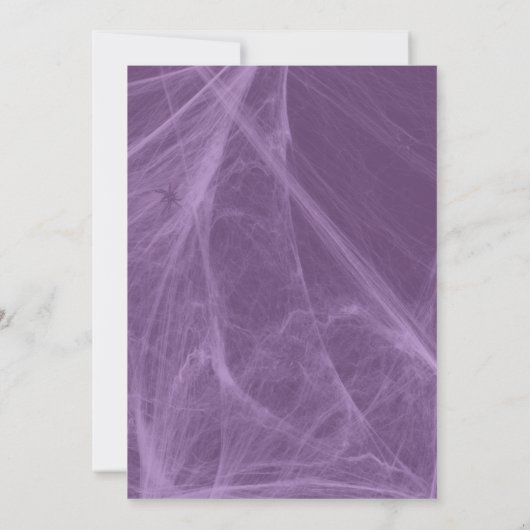 Kostuum Kinder Halloween Uitnodiging (Achterkant)