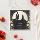 Kostuum Mannen Adult Tuxedo Bold Zwart Stropdas Br Servet (Insitu)