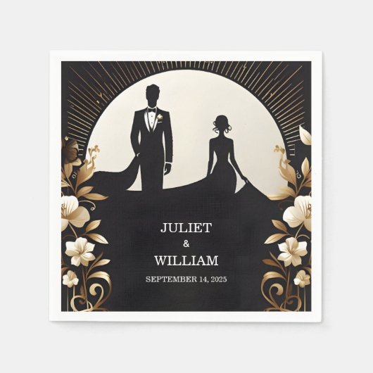 Kostuum Mannen Adult Tuxedo Bold Zwart Stropdas Br Servet (Voorkant)