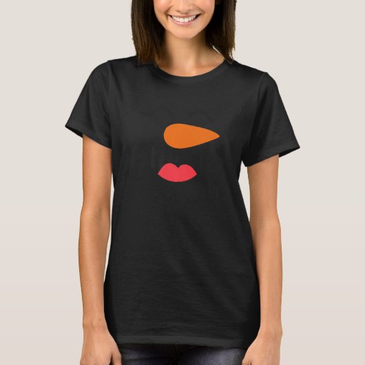Kostuum met sneeuwpop t-shirt (Voorkant)
