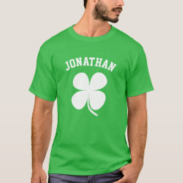 Kostuum Naam Lucky Shamrock St. Patrick's Day T-shirt