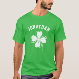 Kostuum Naam Lucky Shamrock St. Patrick's Day T-shirt