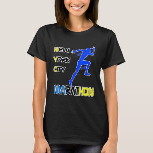Kostuum New York City Ultramarathon November Runni T-shirt