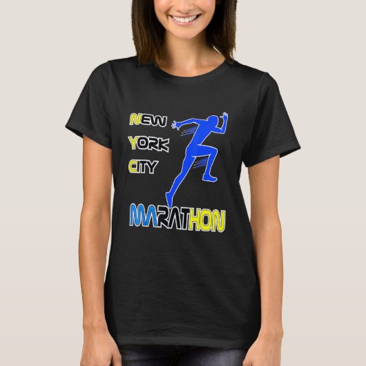 Kostuum New York City Ultramarathon November Runni T-shirt (Voorkant)