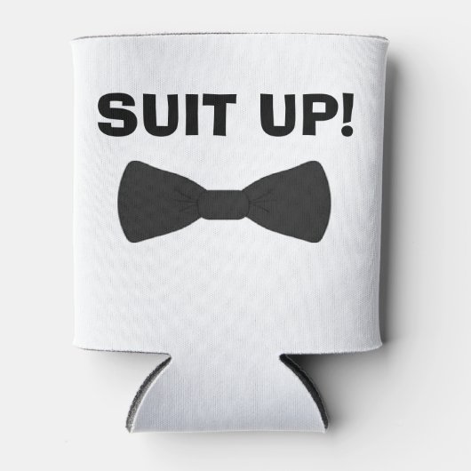 Kostuum omhoog bruiloft partij koelboxxen aangepas blikjeskoeler (Voorkant)