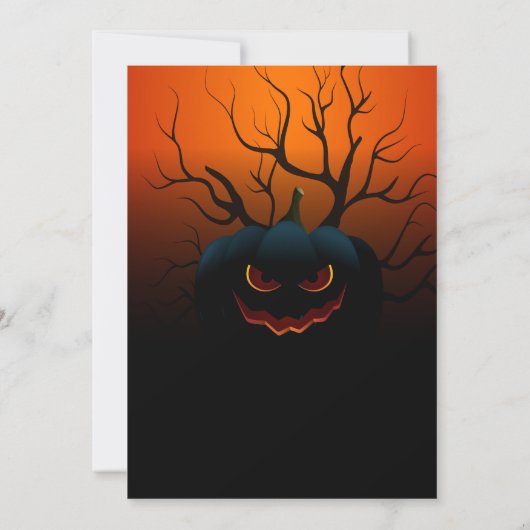Kostuum Party Halloween Verjaardagsfeestje Kaart (Achterkant)