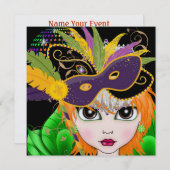 Kostuum Party uitnodiging door SRF (Voorkant / Achterkant)