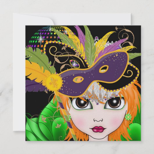 Kostuum Party uitnodiging door SRF (Voorkant)