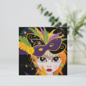 Kostuum Party uitnodiging door SRF (Staand voorkant)