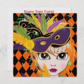 Kostuum Party uitnodiging door SRF (Voorkant / Achterkant)