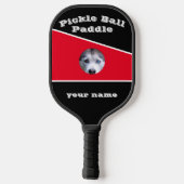 KOSTUUM, PERSONALISEREN, SJABLOON Pickleball Paddl Paddle (Achterkant)