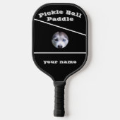 KOSTUUM, PERSONALISEREN, SJABLOON Pickleball Paddl Paddle (Achterkant)