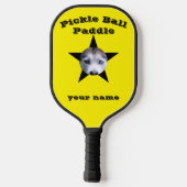 KOSTUUM, PERSONALISEREN, SJABLOON Pickleball Paddl Paddle (Achterkant)