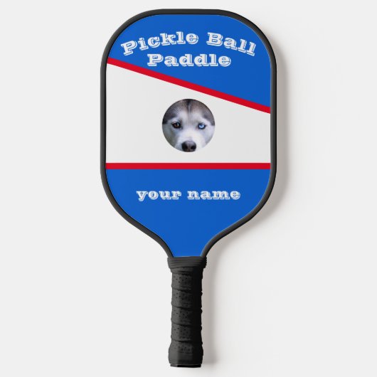 KOSTUUM, PERSONALISEREN, SJABLOON Pickleball Paddl Paddle (Achterkant)