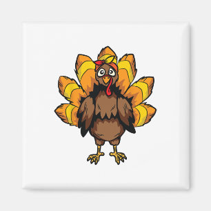 Kostuum Thanksgiving Dag Cute Herfst herfst Turkij Magneet