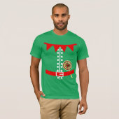 Kostuum van een elf van de Kerstman T-shirt (Voorkant volledig)