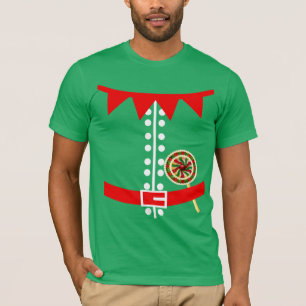 Kostuum van een elf van de Kerstman T-shirt