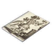 Kostuum voor een Veer Dealer, pub. door Gerard Val Notitieboek (Linkerzijde)