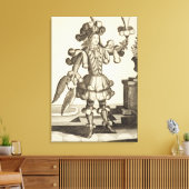 Kostuum voor een Veerder Dealer, gebed door Gerard Canvas Afdruk (Insitu (Woonkamer))