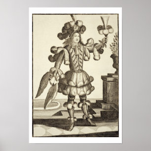 Kostuum voor een Veerder Dealer, gebed door Gerard Poster