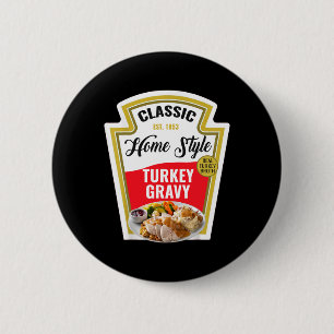 Kostuum voor juskom voor een leuke Thanksgiving-fe Ronde Button 5,7 Cm