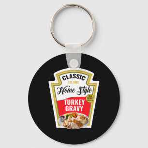 Kostuum voor juskom voor Thanksgiving-feestplezier Sleutelhanger