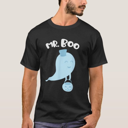 Kostuum voor koppels Mr. BOO en Mrs. Boo Matching  T-shirt (Voorkant)
