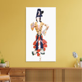 Kostuum voor Nijinsky in het ballet Canvas Afdruk (Insitu (Woonkamer))